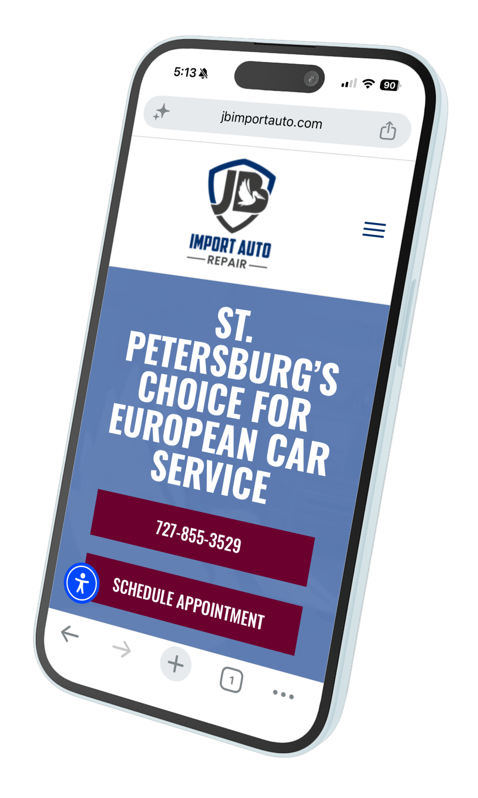 Visit JB Import Auto Repair in St. Petersburg, FL